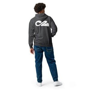 Hoodie - Zip-Up, Oz back, Heavyweight