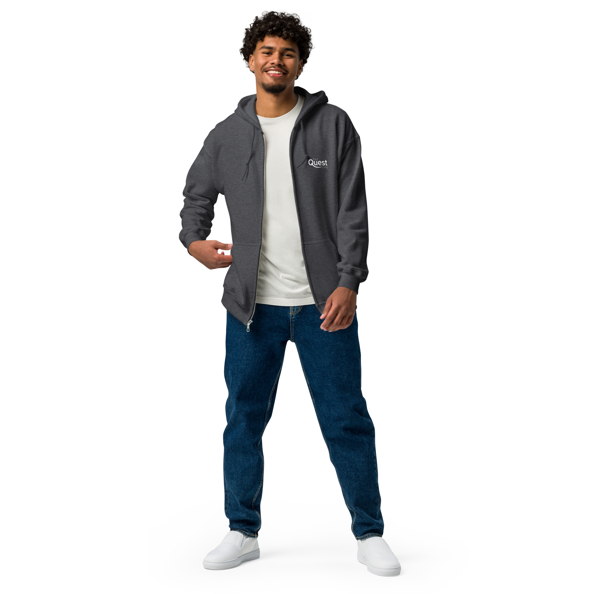 Hoodie - Zip-Up, Oz back, Heavyweight - Image 11